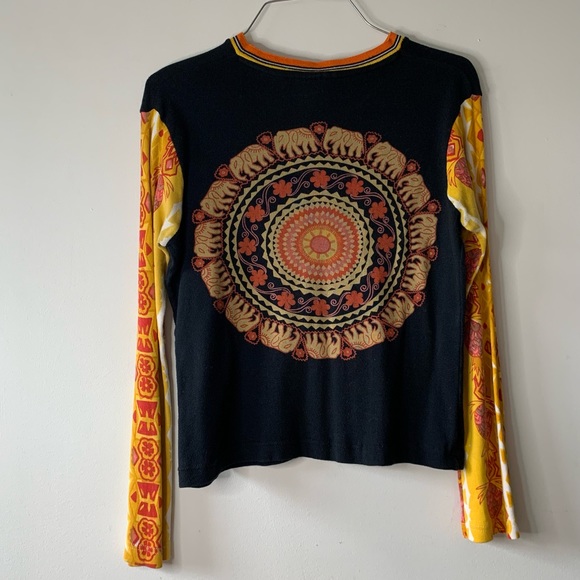90’s/Y2K Mudd Elephant Mandala Shirt - Picture 8 of 13